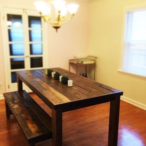 Dining Tables And 2 Benches (Photo 11 of 20)
