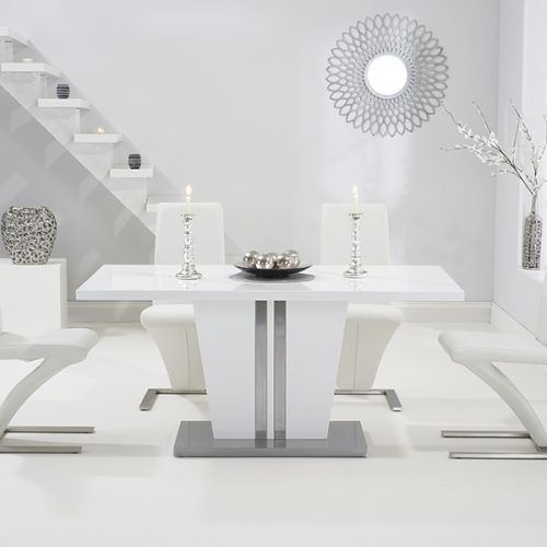 White Gloss Dining Room Furniture (Photo 19 of 20)