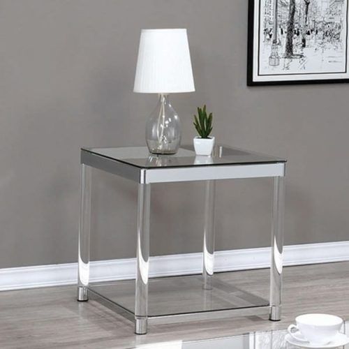 Chrome And Glass Modern Coffee Tables (Photo 10 of 20)