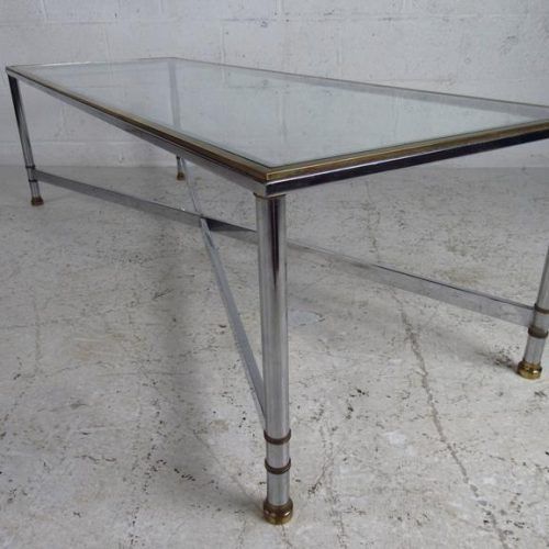 Chrome And Glass Rectangular Coffee Tables (Photo 13 of 20)
