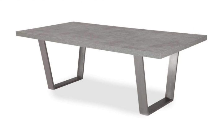 20 Collection of Brushed Steel Dining Tables