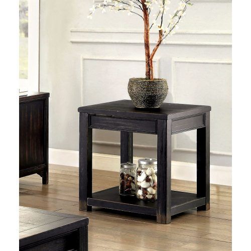 Cosbin Rustic Bold Antique Black Coffee Tables (Photo 10 of 20)