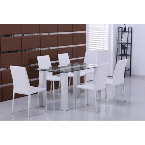 Clear Glass Dining Tables And Chairs (Photo 14 of 20)