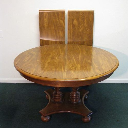 Round Pedestal Dining Tables With One Leaf (Photo 11 of 20)