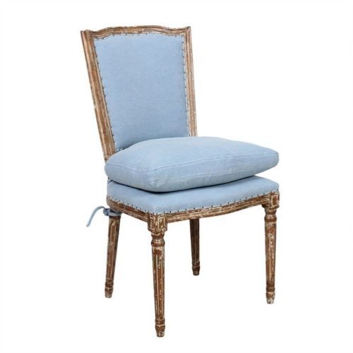 Dining Chairs With Blue Loose Seat (Photo 6 of 20)