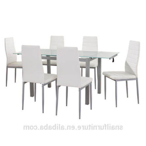 Extendable Glass Dining Tables And 6 Chairs (Photo 18 of 20)