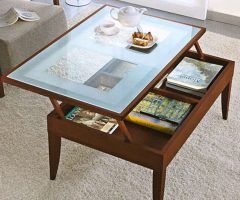 The 20 Best Collection of Glass Coffee Tables with Storage