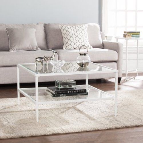 Glass Open Shelf Coffee Tables (Photo 3 of 20)