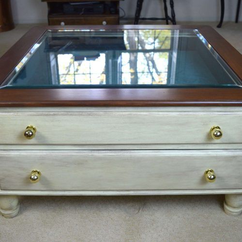 Glass Top Display Coffee Tables With Drawers (Photo 19 of 20)