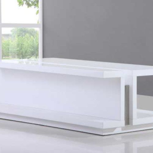 Gloss White Steel Coffee Tables (Photo 9 of 20)