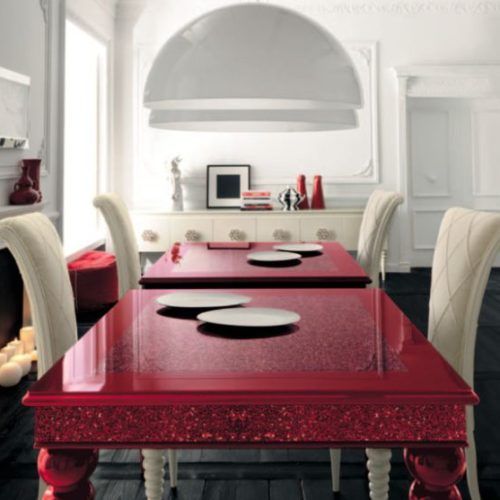 Red Gloss Dining Tables (Photo 16 of 20)