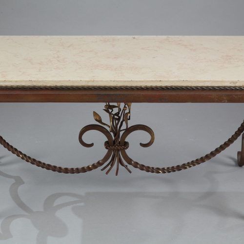 Iron Marble Coffee Tables (Photo 8 of 20)