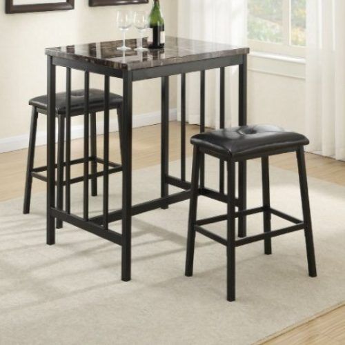 Kernville 3 Piece Counter Height Dining Sets (Photo 1 of 20)