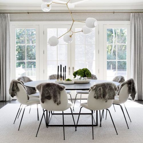 Large White Round Dining Tables (Photo 7 of 20)