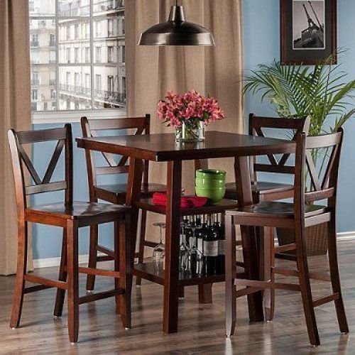 Laurent 7 Piece Counter Sets With Upholstered Counterstools (Photo 6 of 20)