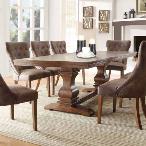 Pedestal Dining Tables And Chairs (Photo 2 of 20)