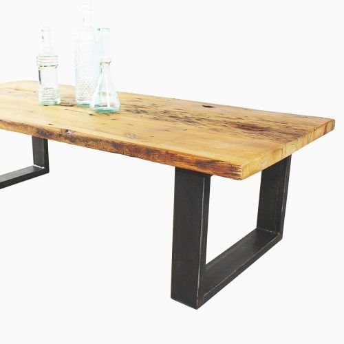 Reclaimed Pine & Iron Coffee Tables (Photo 3 of 20)