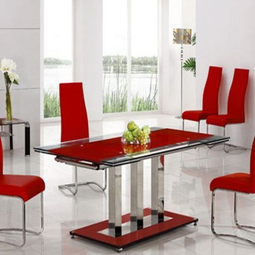 Red Dining Tables And Chairs (Photo 20 of 20)