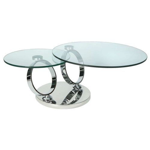 Revolving Glass Coffee Tables (Photo 1 of 20)