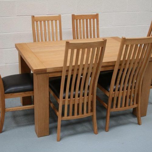 Oak Dining Set 6 Chairs (Photo 7 of 20)