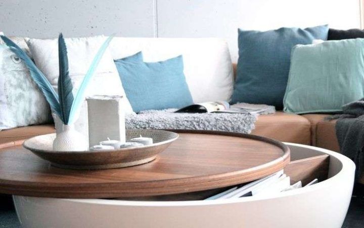 20 Photos Round Coffee Tables with Storages