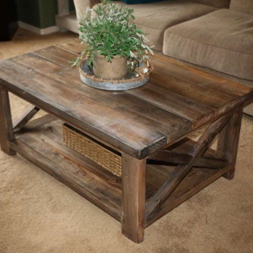 Rustic Looking Coffee Tables (Photo 1 of 20)