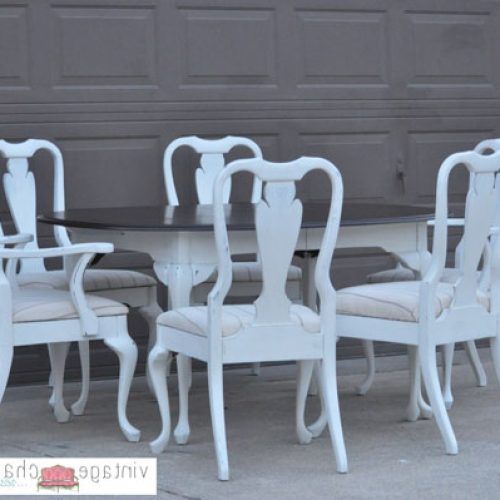 Shabby Chic Dining Chairs (Photo 11 of 20)