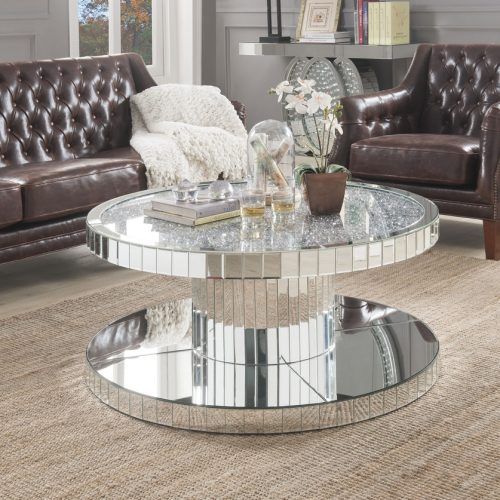 Silver Mirror And Chrome Coffee Tables (Photo 3 of 20)