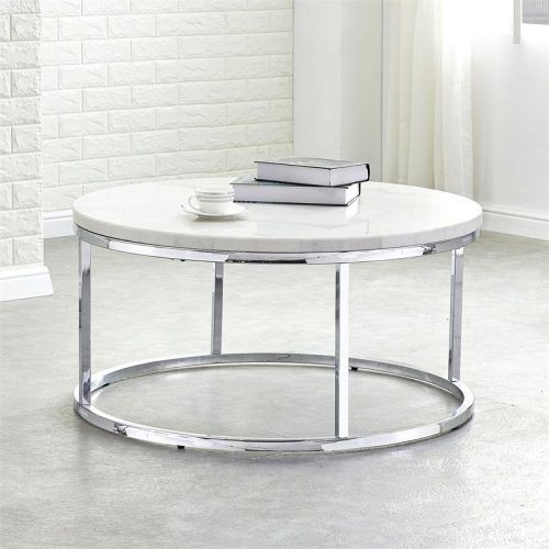 Silver Mirror And Chrome Coffee Tables (Photo 8 of 20)
