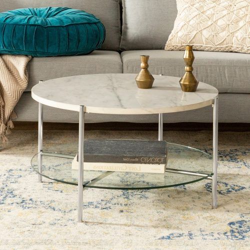 Silver Orchid Ipsen Round Coffee Tables With X-Base (Photo 6 of 20)