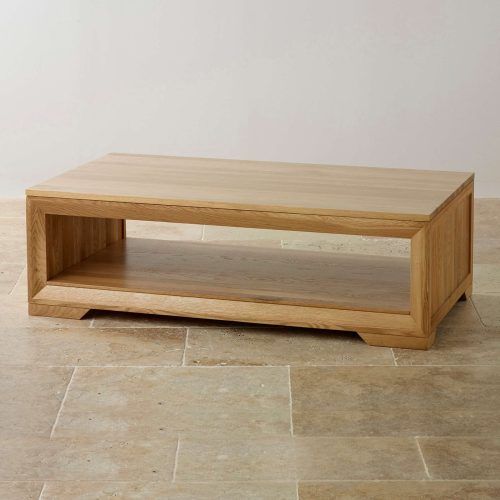 Solid Oak Beam Coffee Table (Photo 19 of 20)