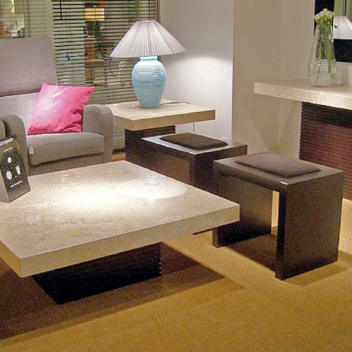 Square Stone Coffee Tables (Photo 6 of 20)