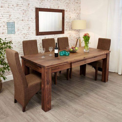 Walnut Dining Table And 6 Chairs (Photo 7 of 20)