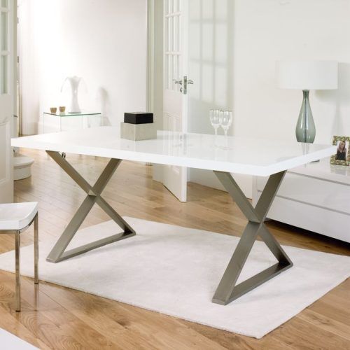 White Gloss Dining Tables 140Cm (Photo 16 of 20)