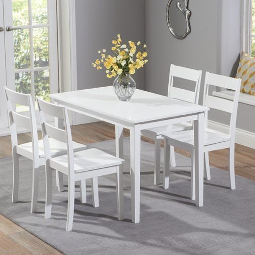 White Dining Tables And Chairs (Photo 20 of 20)
