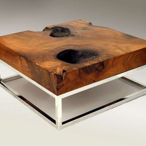 Wood Chrome Coffee Tables (Photo 6 of 20)
