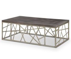 20 Best Collection of Tribeca Contemporary Distressed Silver and Smoke Grey Coffee Tables