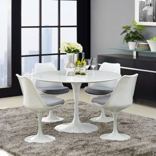 Palazzo 9 Piece Dining Sets With Pearson White Side Chairs (Photo 17 of 20)
