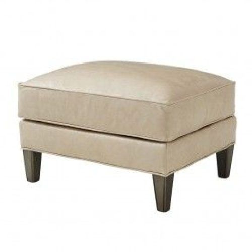Beige And Light Gray Fabric Pouf Ottomans (Photo 18 of 20)