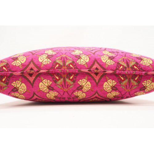 Pink Fabric Banded Ottomans (Photo 8 of 20)