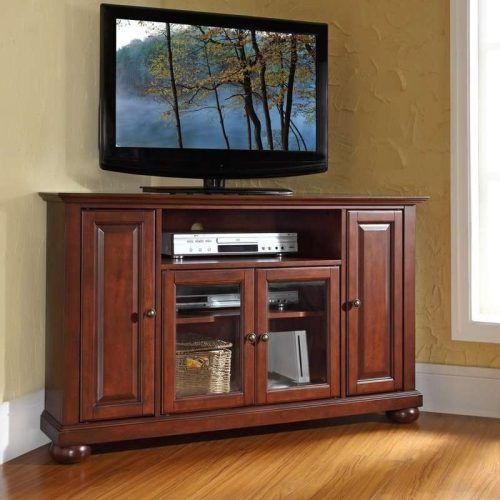 Oak Corner Tv Stands For Flat Screens (Photo 6 of 15)
