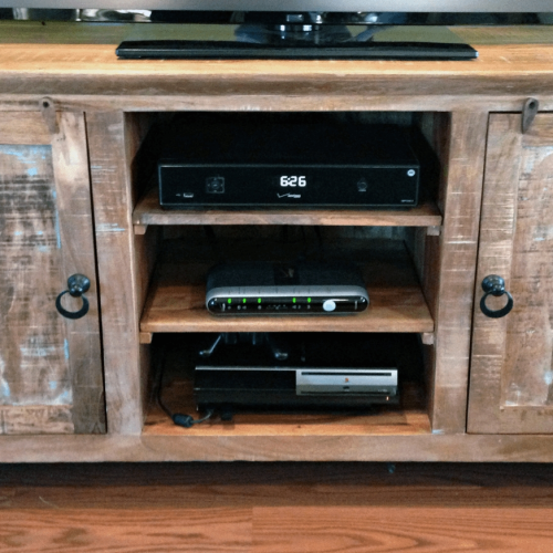 Rustic Looking Tv Stands (Photo 1 of 15)