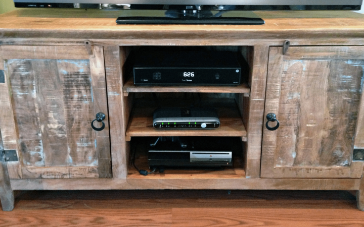 15 Best Collection of Rustic Looking Tv Stands