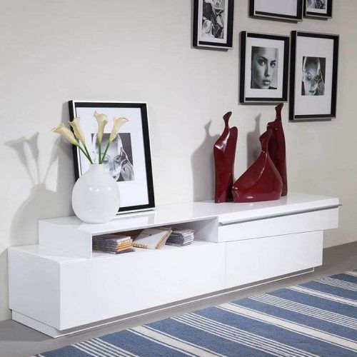 Ovid White Tv Stands (Photo 11 of 15)