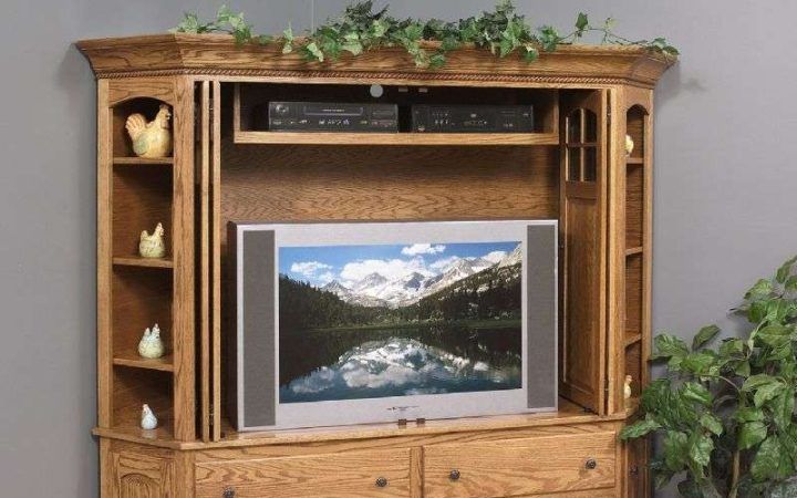 2024 Latest Corner Tv Cabinets with Hutch