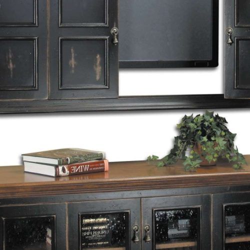 Black Tv Cabinets With Doors (Photo 12 of 20)