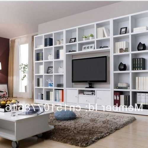 Bookshelf Tv Stands Combo (Photo 2 of 15)