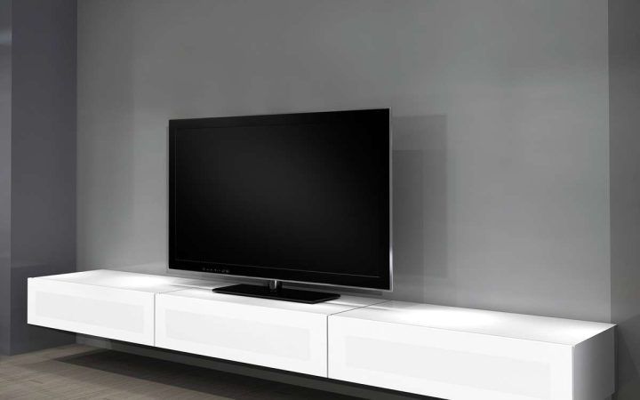 15 Ideas of White Wall Mounted Tv Stands