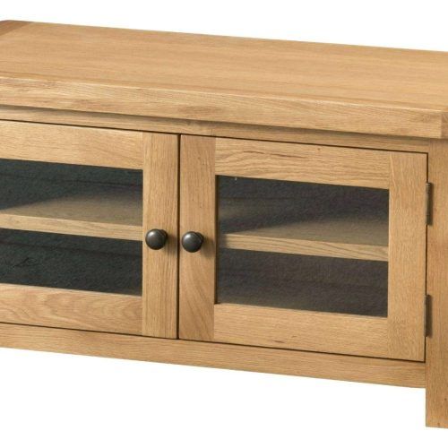 Oak Tv Cabinets For Flat Screens With Doors (Photo 8 of 20)