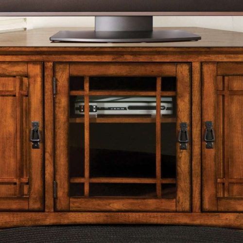 Oak Tv Cabinets For Flat Screens With Doors (Photo 4 of 20)